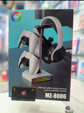 RGB 2-in-1 Gaming Headset & Controller Stand with 7 Lighting Modes & 2 USB MZ-8006
