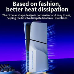 For PS5 Slim Console Vertical Stand For PlayStation 5 Slim Optical Drive/digital Version Base Stand With Atmosphere RGB Light