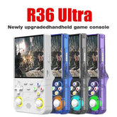 R36 Ultra Retro Handheld Game Console, with 64G Built-in 20000+ Games, 3000mAh Rechargeable, Support 20+ Simulators, Linux System, 4.0 Inch Portable Pocket Arcade