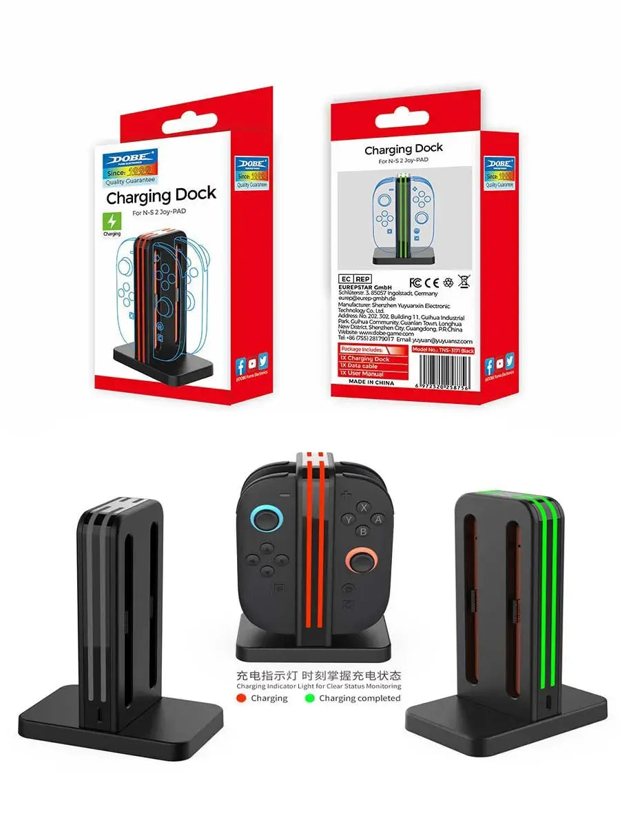 CHARGING DOCK FOR JOY-CON NINTENDO SWITCH 2 (TNS-3171) (BLACK)