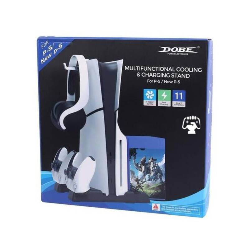 Dobe PS5 Cooling Stand & Dual Charger TP5-0593S