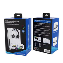 wall mounted storage charging base for ps5 slim/pro/fat(rgb)