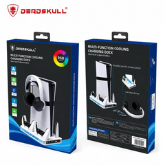 Multi-Function Cooling Charging Dock for PS5, PS5 Slim, PS5 Pro - DEADSKULL DS-MZ8041