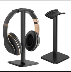 FunBug Metal Headphone Stand for Table - Aluminium & Silicone Headset Stand - Headphones Support Holder