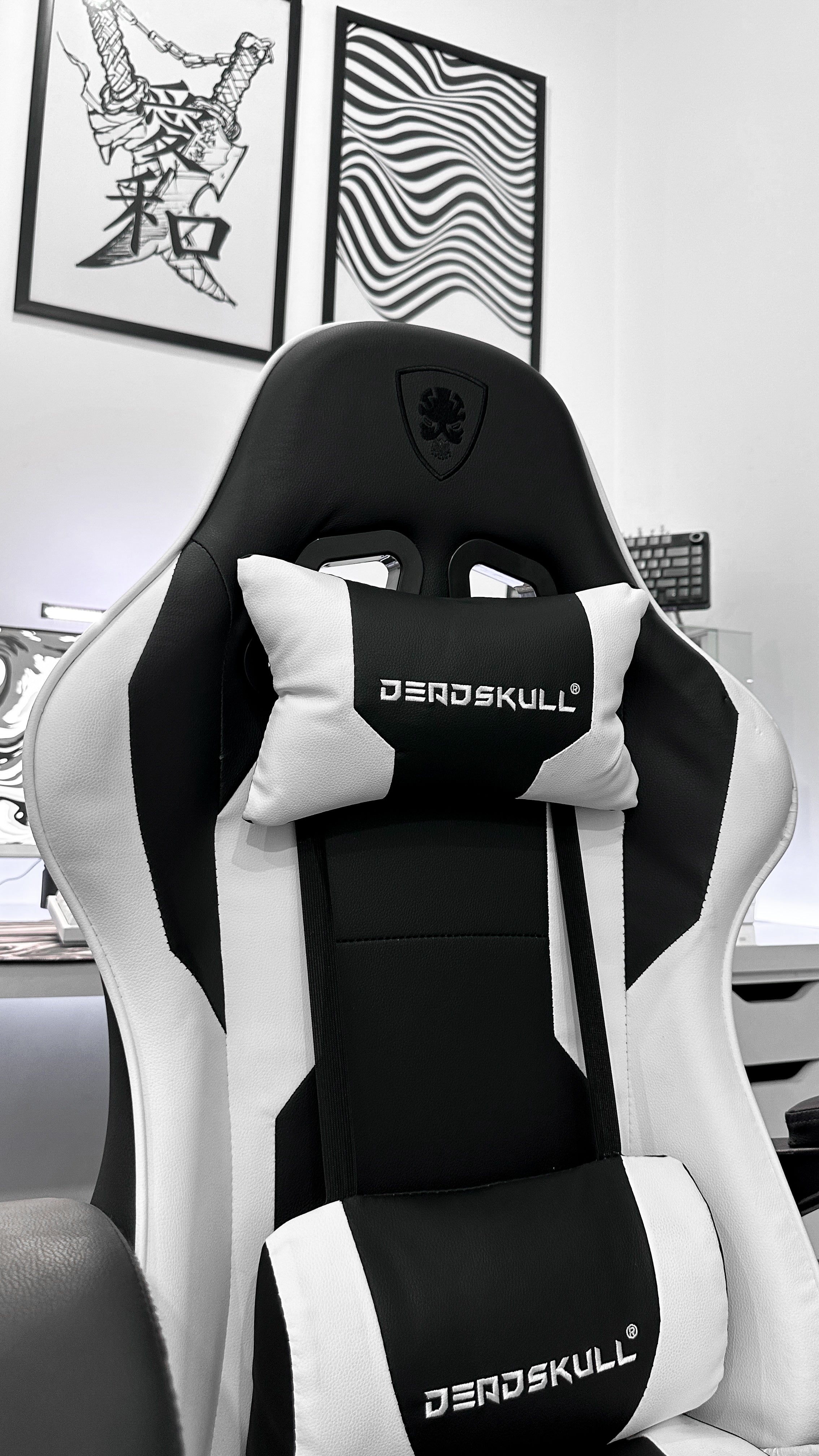 Deadskull Gaming Chair with Footrest
