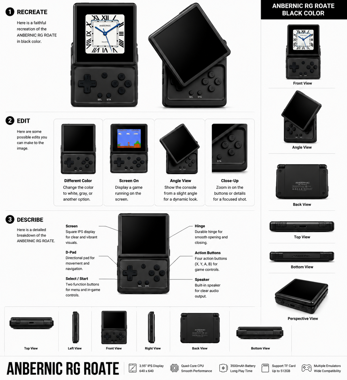 ANBERNIC RG Rotate Android Handheld