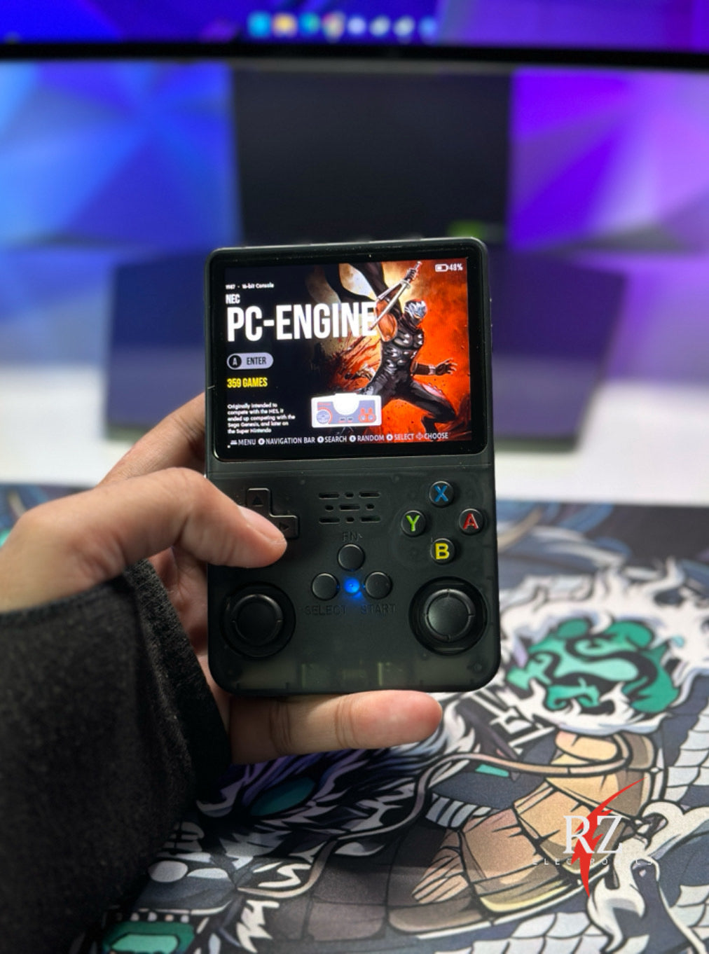 GAME MASTER R36S HANDHELD GAMING DEVICE(pre-installed 18,000 games).  R36S Handheld Game Console 3.5 inch Preinstalled Emulator System