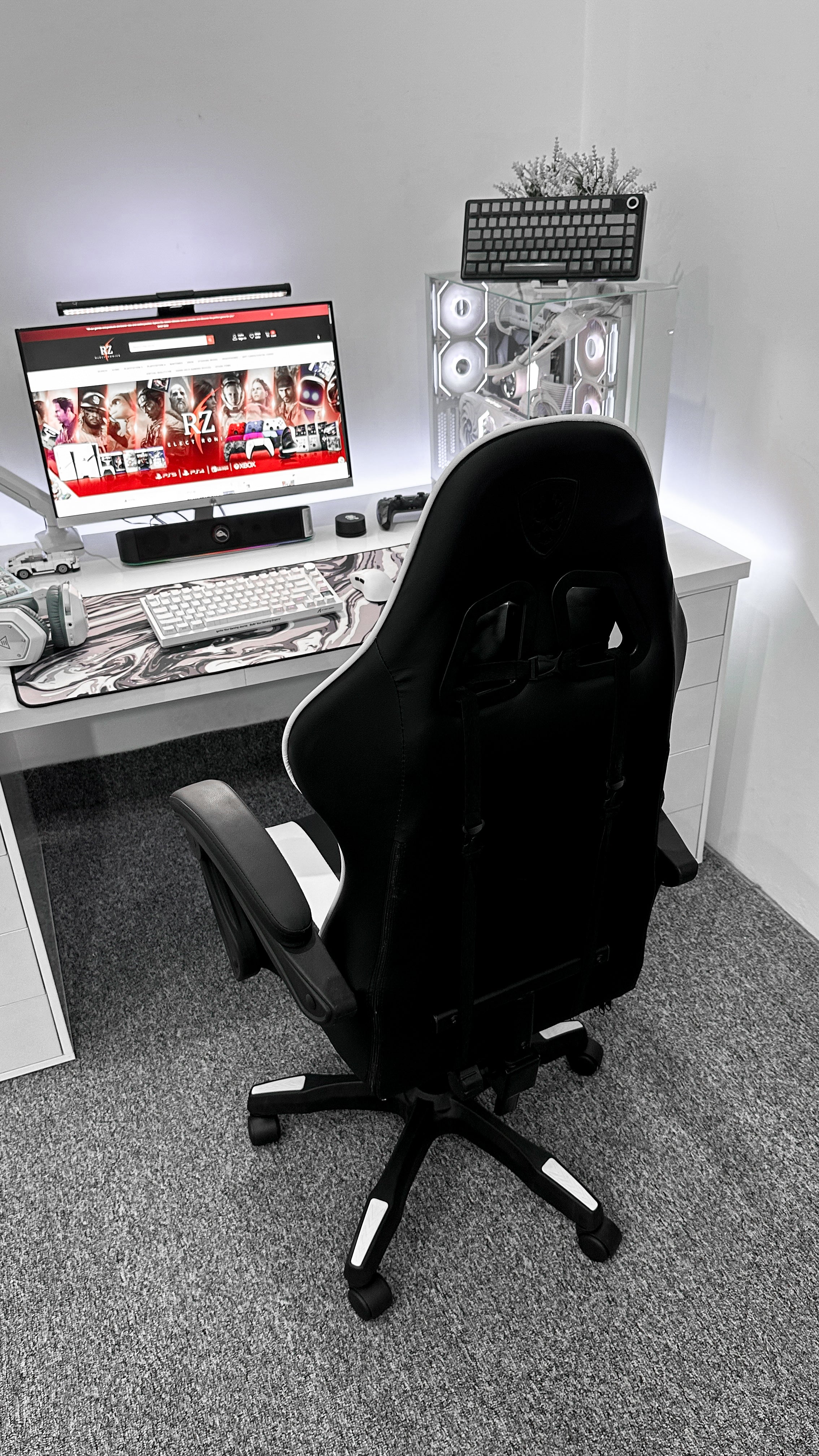 Deadskull Gaming Chair with Footrest