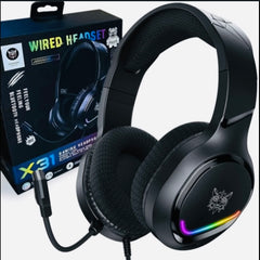 Onikuma X31 Wired Gaming headphones(RBG)
