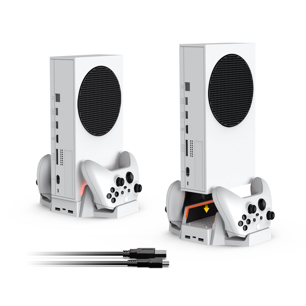 DOBE XBOX Series S Cooling Stand with Dual Controller Charging – TYX-0663