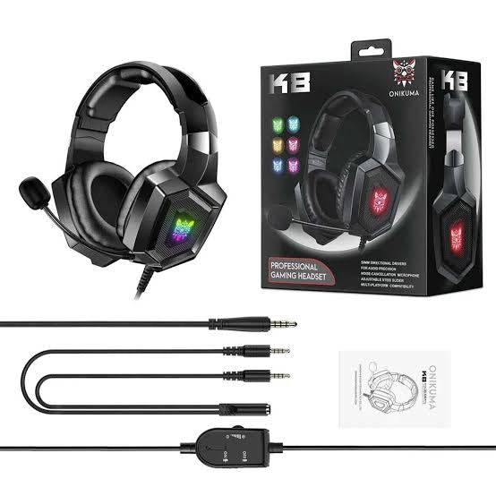 ONIKUMA K8 (GAMING WIRED HEADPHONES)