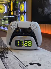 PS5 DualSense Charging Dock Stand with LED Digital Clock – Dual Controller Support