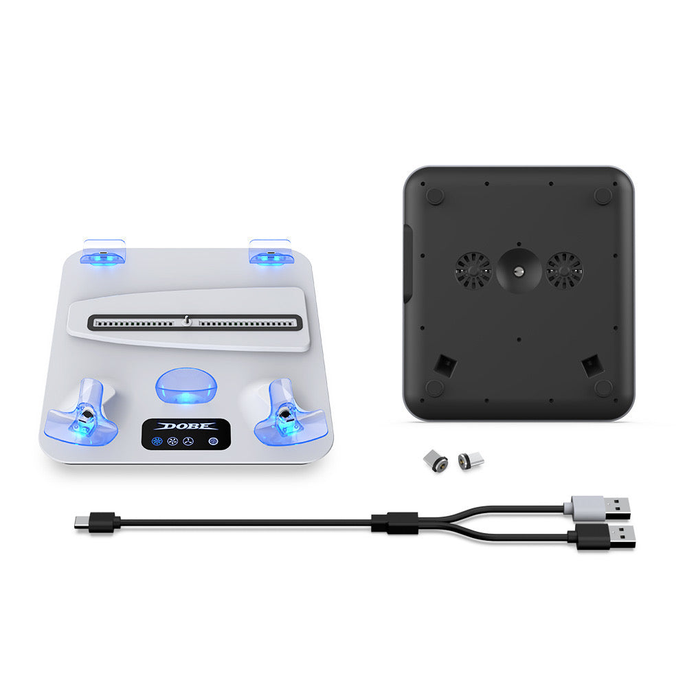 DOBE PS5 MULTI-FUNCTION COOLING CHARGING DOCK(FOR PS5 SLIM/FAT)