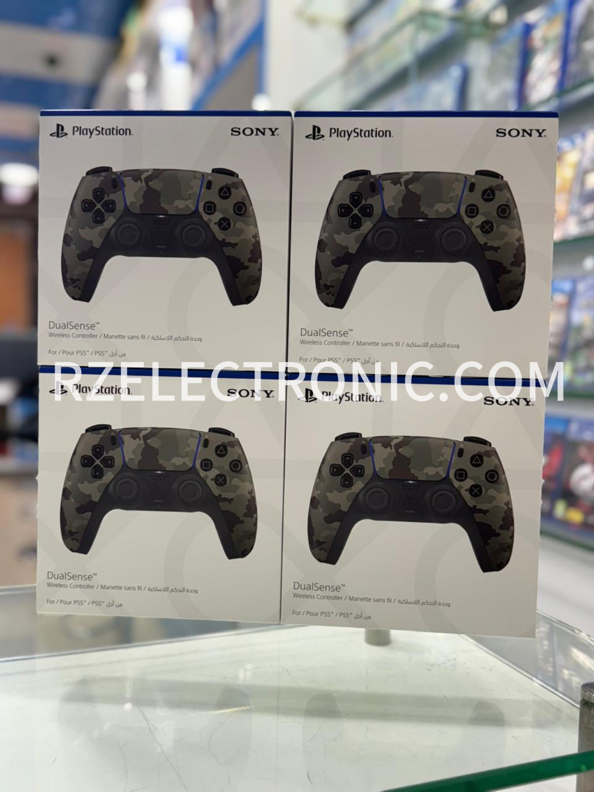 PS5 DualSense Wireless Controller | GRAY CAMOUFLAGE