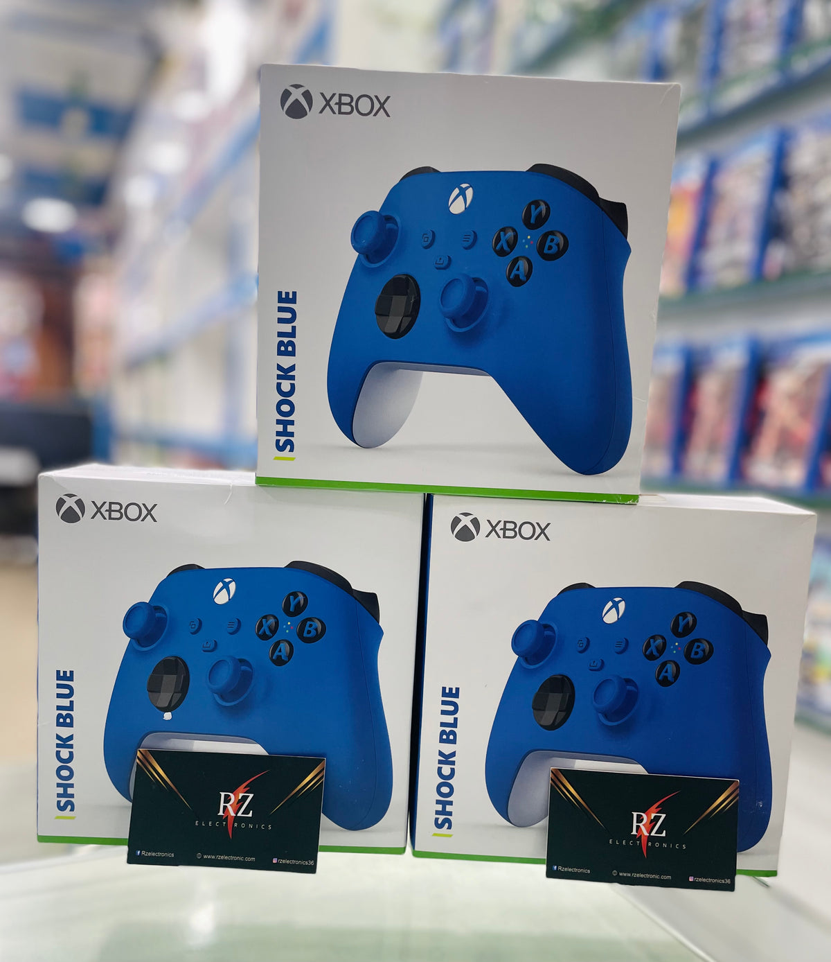 XBOX ONE SERIES S/X WIRELESS CONTROLLER SHOCK BLUE